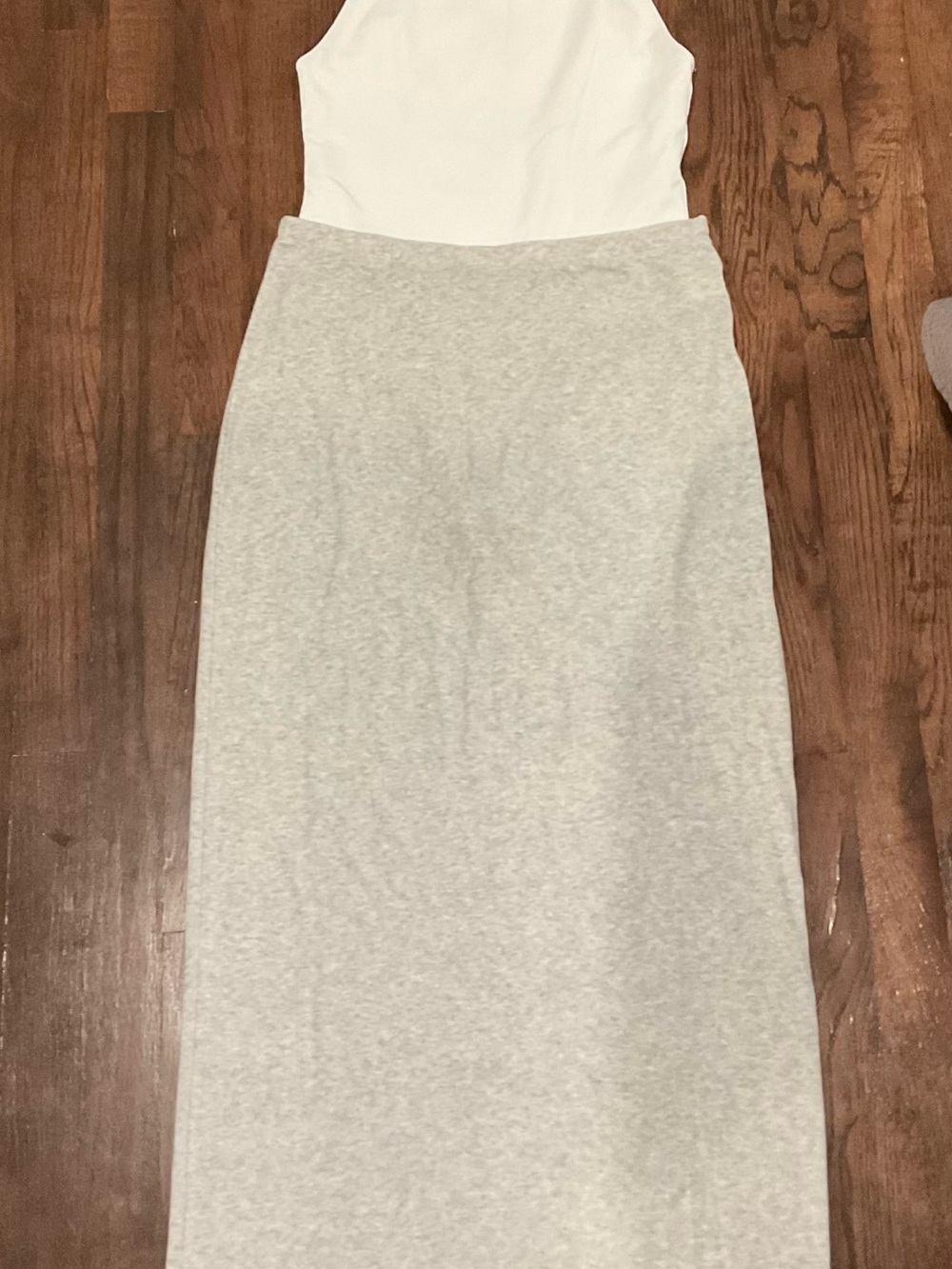 Aritzia Outfit- High Neck Bodysuit and Maxi Skirt